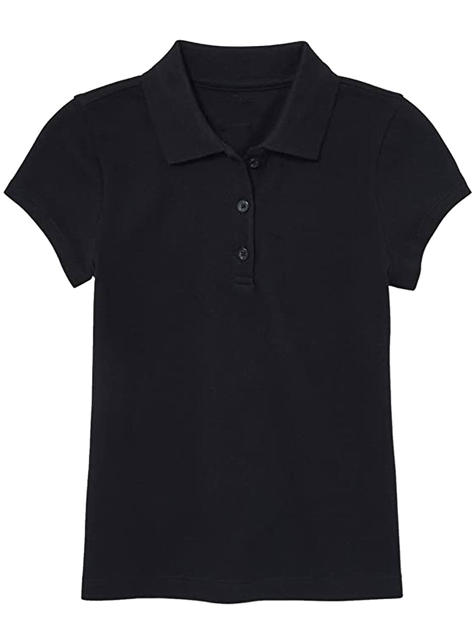 Galaxy by Harvic Short Sleeve Stretch Girl’s Pique Polo Shirt